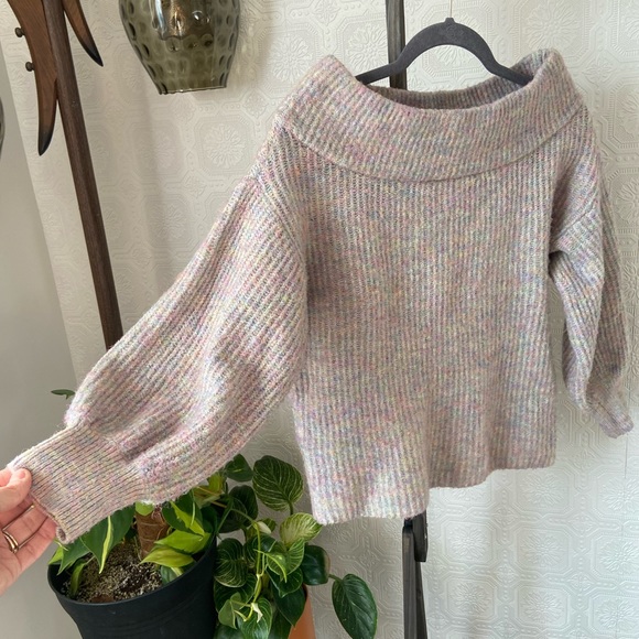 Design lab pastel knit sweater - Picture 2 of 2